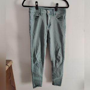AE Soft Super Stretch X Green Jegging